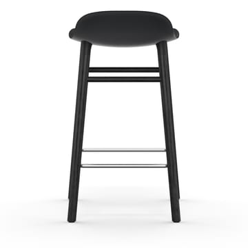 Form Chair barstol lakerede egetræsben 65 cm - sort - Normann Copenhagen