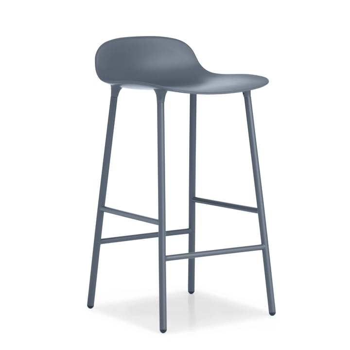 Form Chair barstol metalben, blå Normann Copenhagen