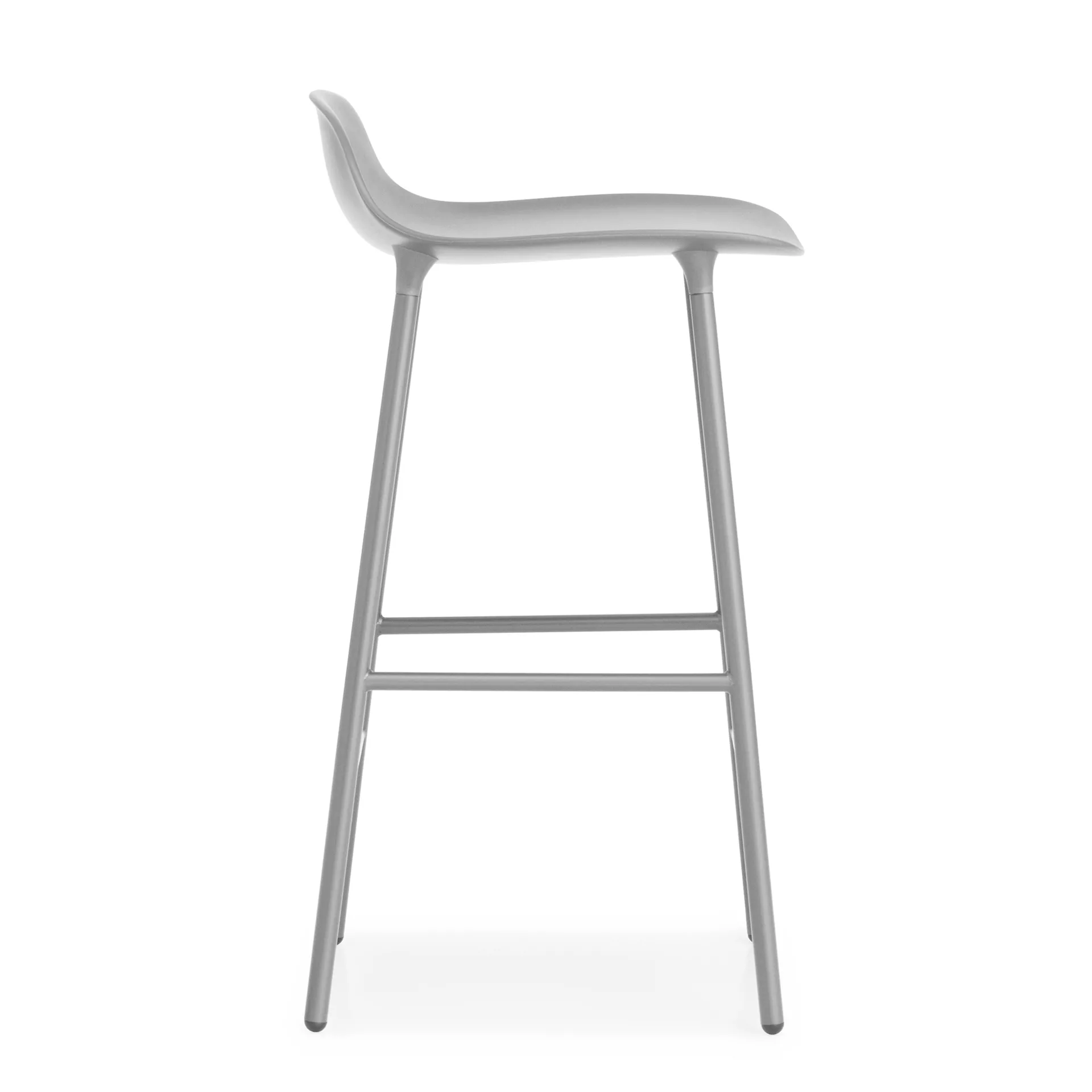 Form Chair barstol metalben, grå Normann Copenhagen