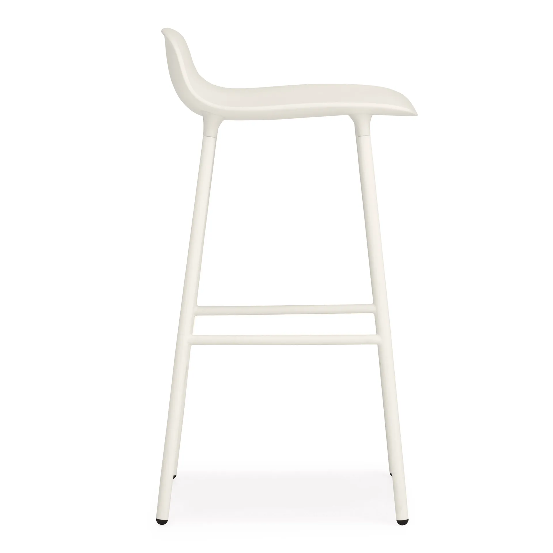 Form Chair barstol metalben, hvid Normann Copenhagen