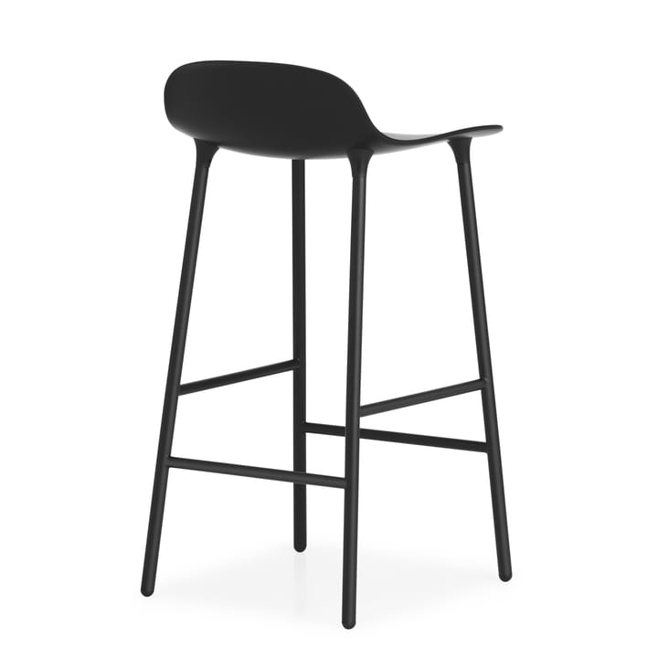 Form Chair barstol metalben, sort Normann Copenhagen