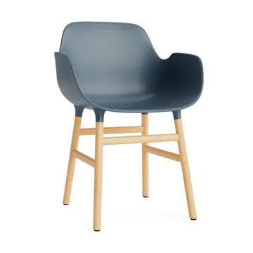 Form karmstol - blue, ben i egetræ - Normann Copenhagen