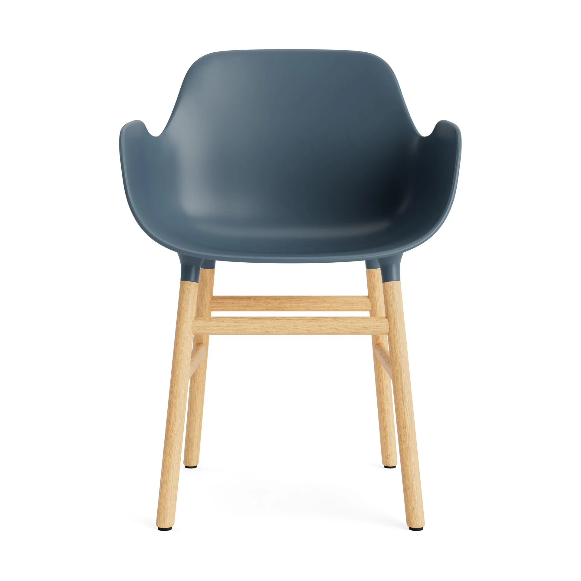 Form karmstol, blue, ben i egetræ Normann Copenhagen