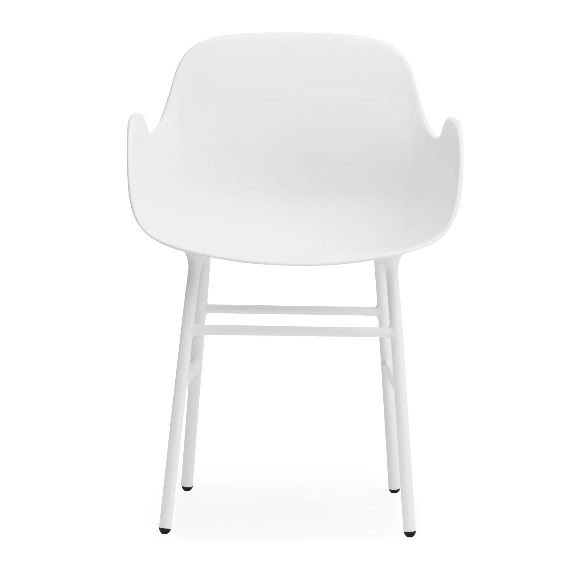 Form karmstol metalben, Hvid Normann Copenhagen