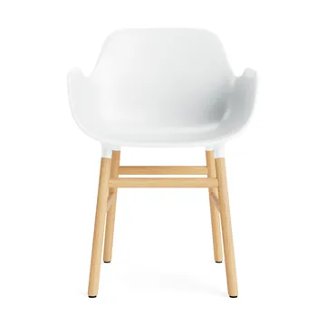 Form karmstol - white, egetræsben - Normann Copenhagen