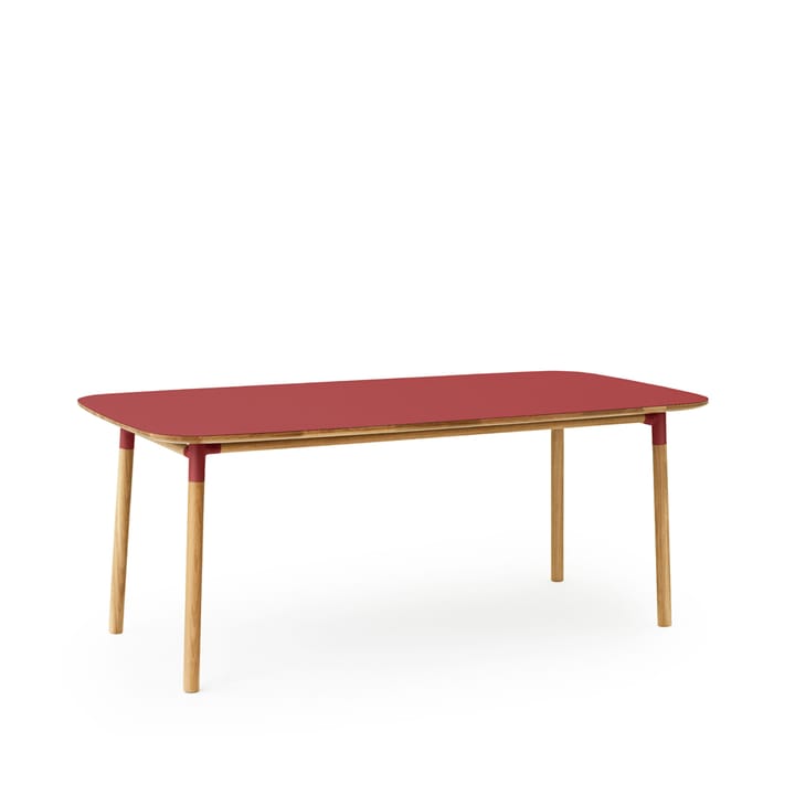 Form spisebord - red, ben i eg, 95x200 cm - Normann Copenhagen