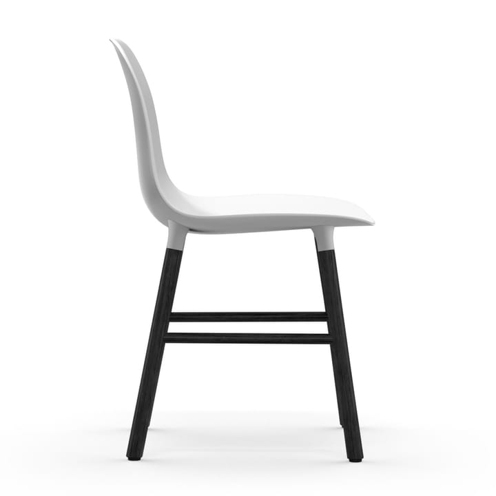 Form stol sorte ben, Hvid Normann Copenhagen