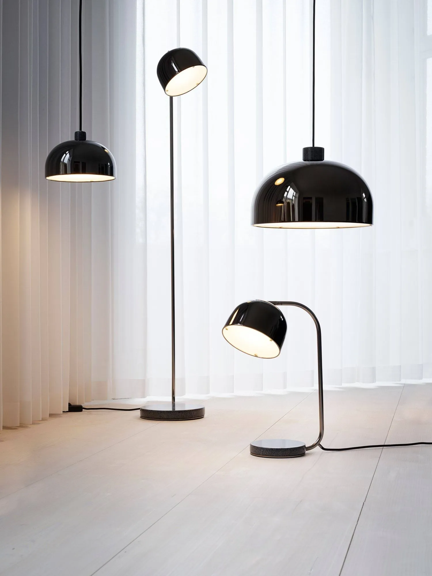 Grant pendel, black, lille-stål, granit Normann Copenhagen
