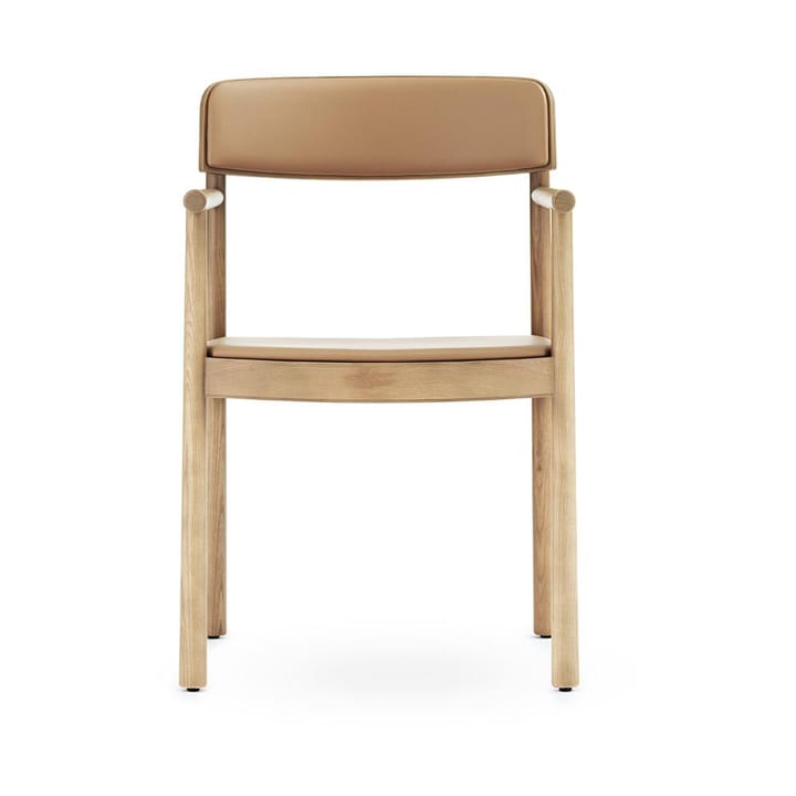 Herit karmstol med hynde, Tan/Ultra leather/Camel Normann Copenhagen