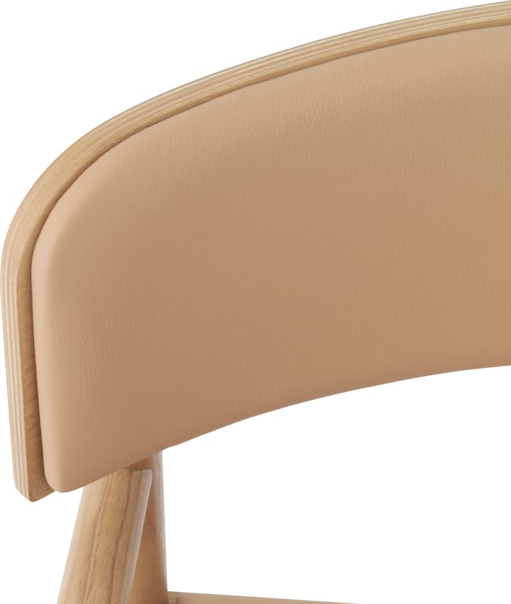 Herit karmstol med hynde, Tan/Ultra leather/Camel Normann Copenhagen