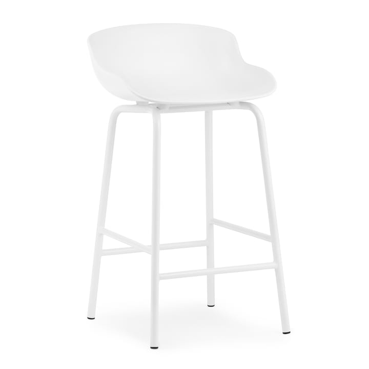 Hyg barstol metalben 65 cm - Hvid - Normann Copenhagen