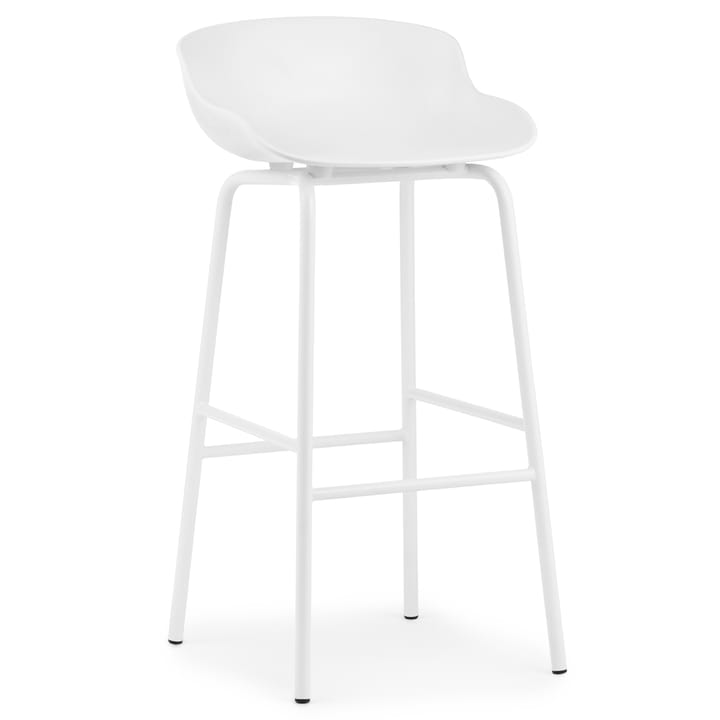 Hyg barstol metalben 75 cm - Hvid - Normann Copenhagen