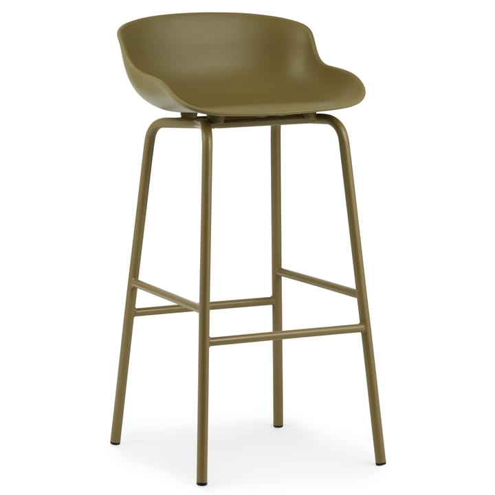 Hyg barstol metalben 75 cm - Olivengrøn - Normann Copenhagen