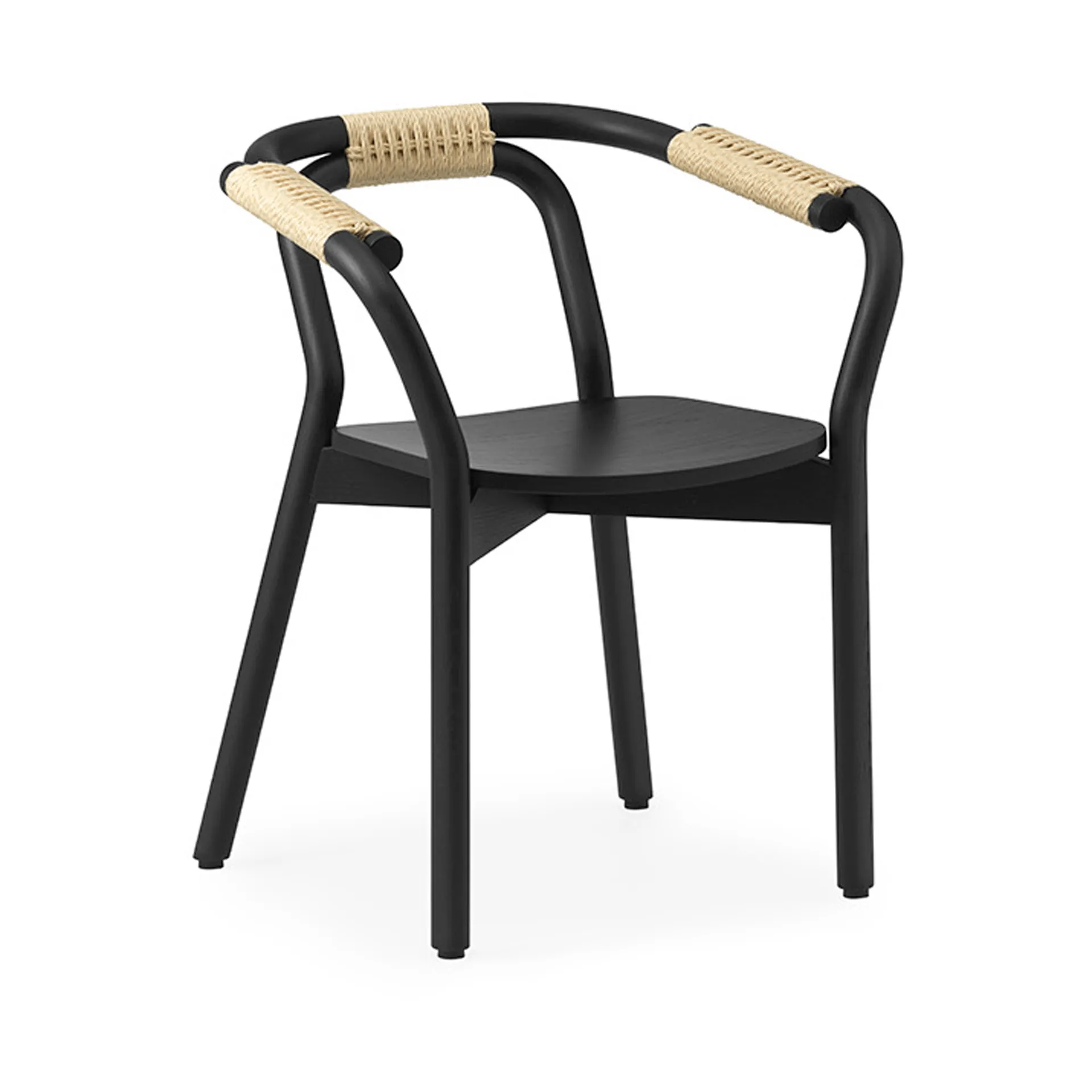 Knot stol, Sort/Natur Normann Copenhagen