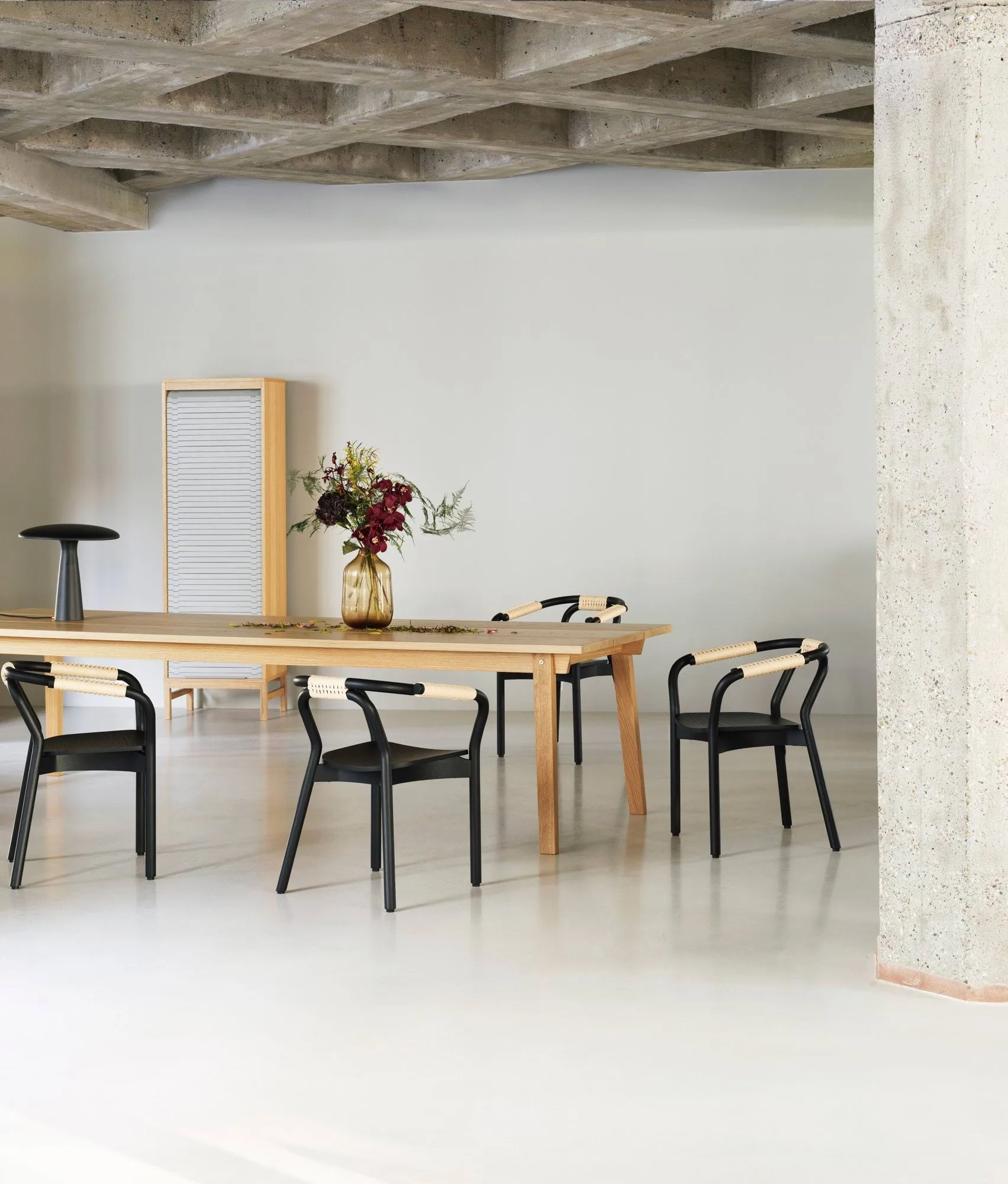Knot stol, Sort/Natur Normann Copenhagen