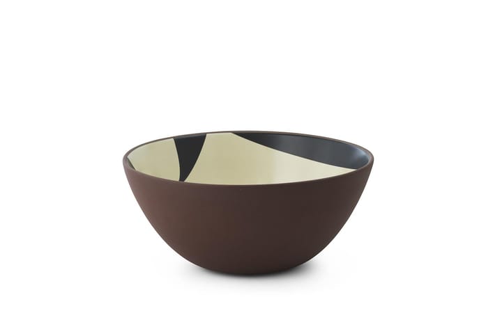 Line skål Ø23 cm - Brun-beige-sort - Normann Copenhagen