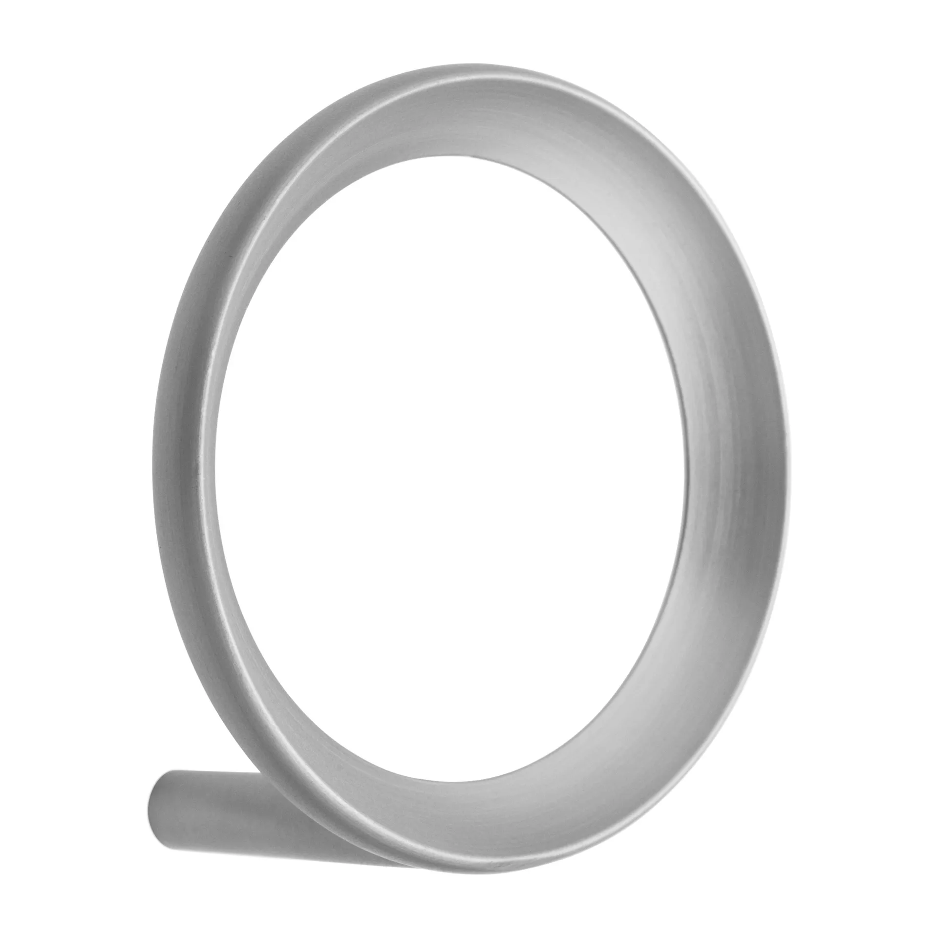 Loop krog medium Ø7,8 cm, Brushed Zinc Normann Copenhagen