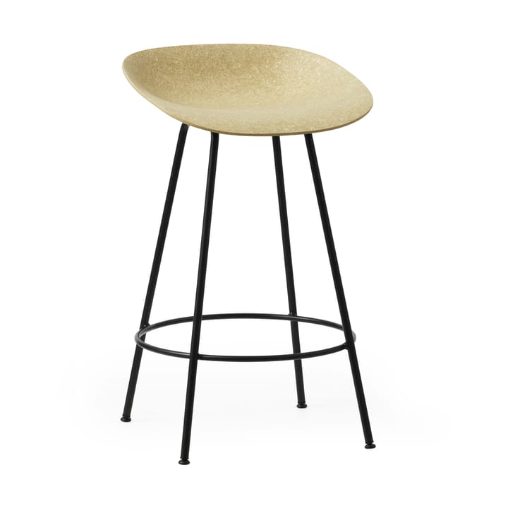 Mad Barstool barstol 65 cm - Hemp-black steel - Normann Copenhagen