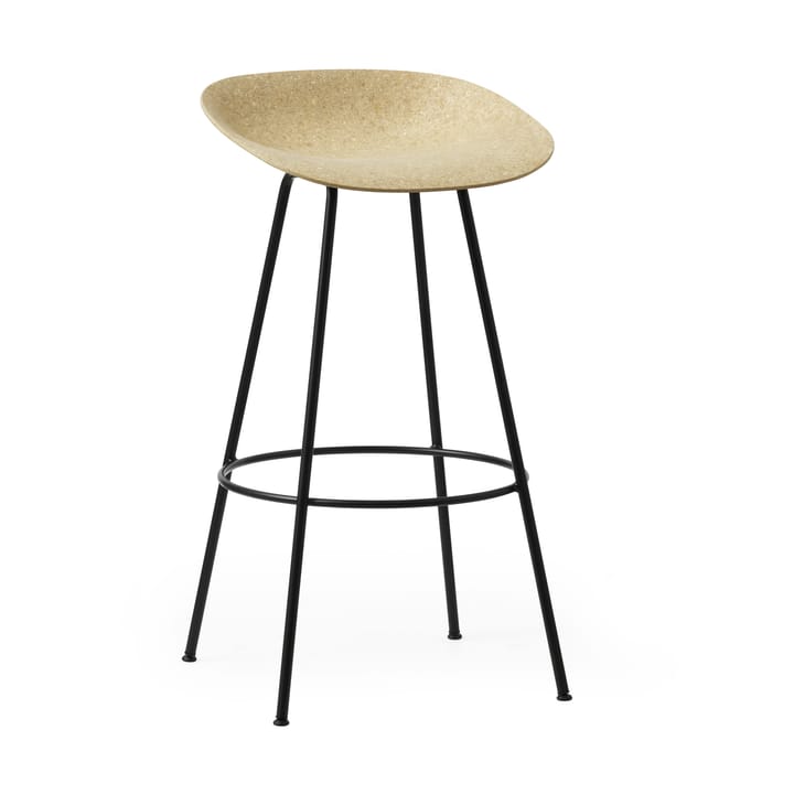 Mad Barstool barstol 75 cm, Hemp-black steel Normann Copenhagen