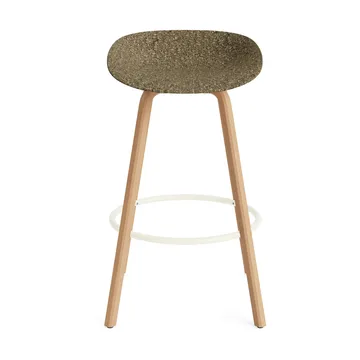 Mad Barstool barstol 75 cm - Seaweed-beech-cream steel - Normann Copenhagen