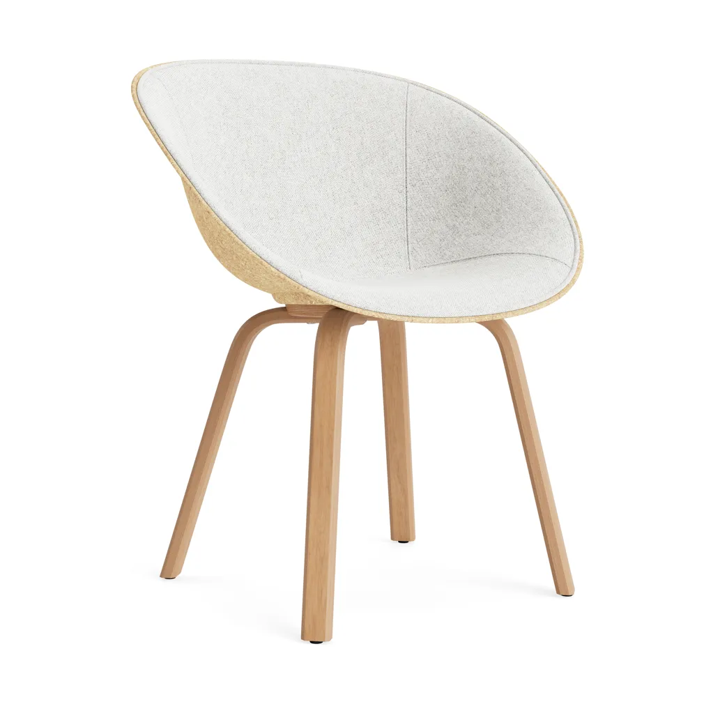 Mat Armchair armstol frontpolstret, Hallingdal 110-hemp-beech Normann Copenhagen