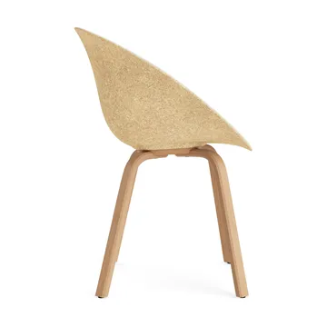 Mat Armchair armstol frontpolstret - Hallingdal 110-hemp-beech - Normann Copenhagen