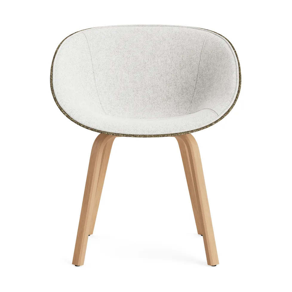 Mat Armchair armstol frontpolstret, Hallingdal 110-seaweed-beech Normann Copenhagen