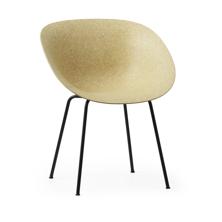 Mat Armchair armstol - Hemp-black steel - Normann Copenhagen