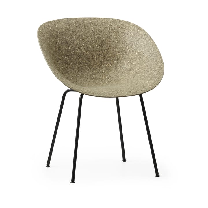 Mat Armchair armstol - Seaweed-black steel - Normann Copenhagen