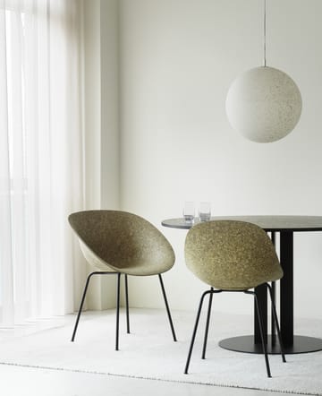 Mat Armchair armstol - Seaweed-black steel - Normann Copenhagen