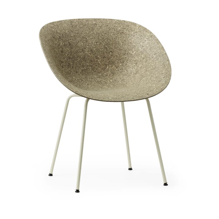 Mat Armchair armstol, Seaweed-cream steel Normann Copenhagen