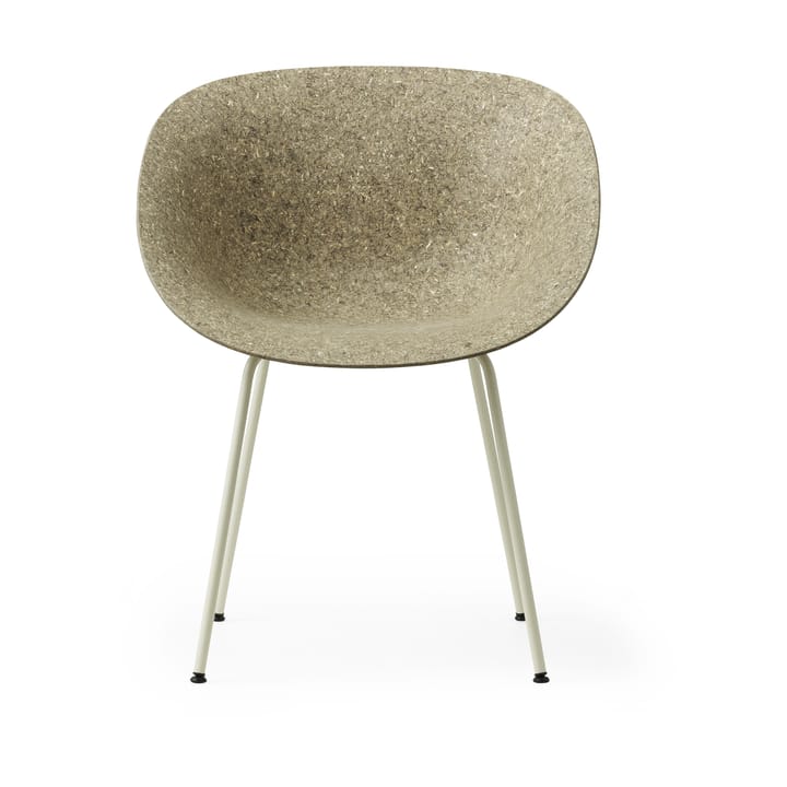 Mat Armchair armstol, Seaweed-cream steel Normann Copenhagen