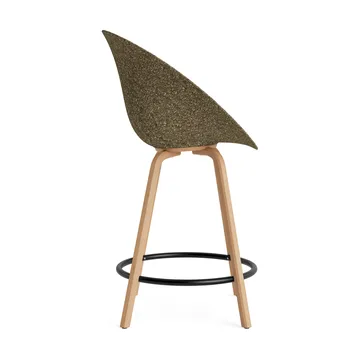 Mat Bar Armchair armstol 65 cm - Seaweed-beech-black steel - Normann Copenhagen
