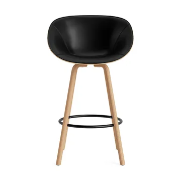 Mat Bar Armchair armstol frontpolstret 75 cm - Ultra 41599-hemp-beech-black steel - Normann Copenhagen