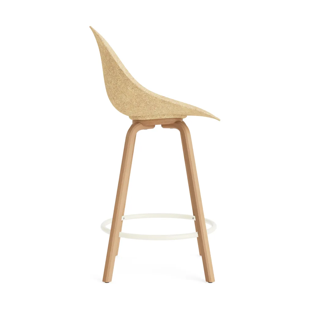 Mat Bar Chair barstol 65 cm, Hemp-beech-cream steel Normann Copenhagen