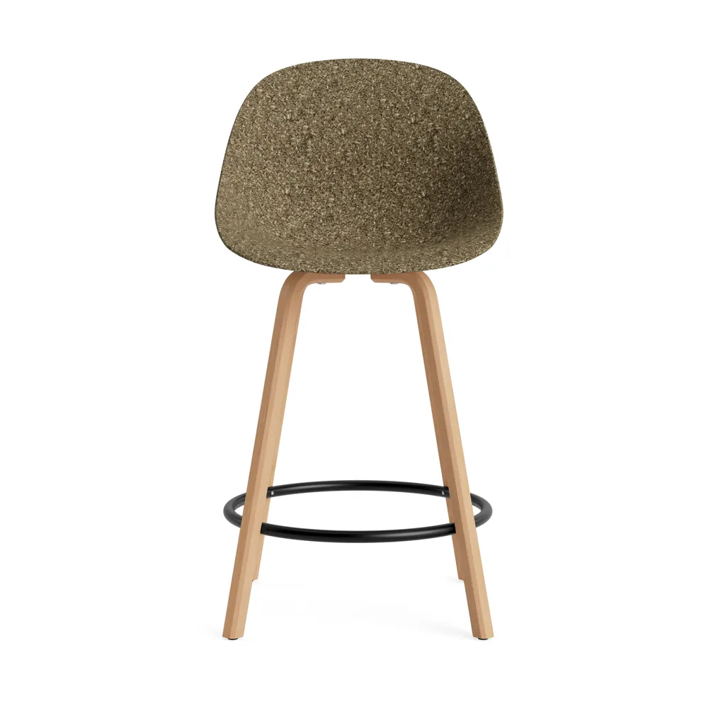 Mat Bar Chair barstol 65 cm, Seaweed-beech-black steel Normann Copenhagen