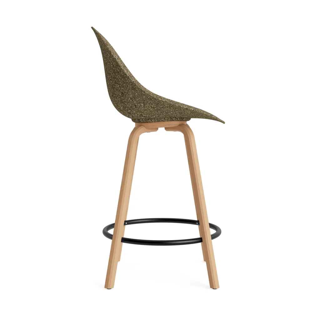 Mat Bar Chair barstol 65 cm, Seaweed-beech-black steel Normann Copenhagen