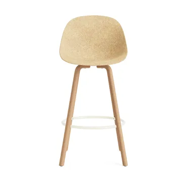 Mat Bar Chair barstol 75 cm - Hemp-beech-cream steel - Normann Copenhagen