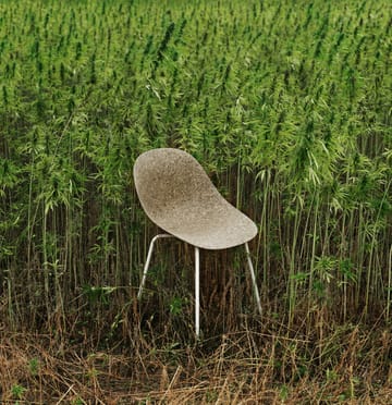 Mat Chair stol - Seaweed-cream steel - Normann Copenhagen