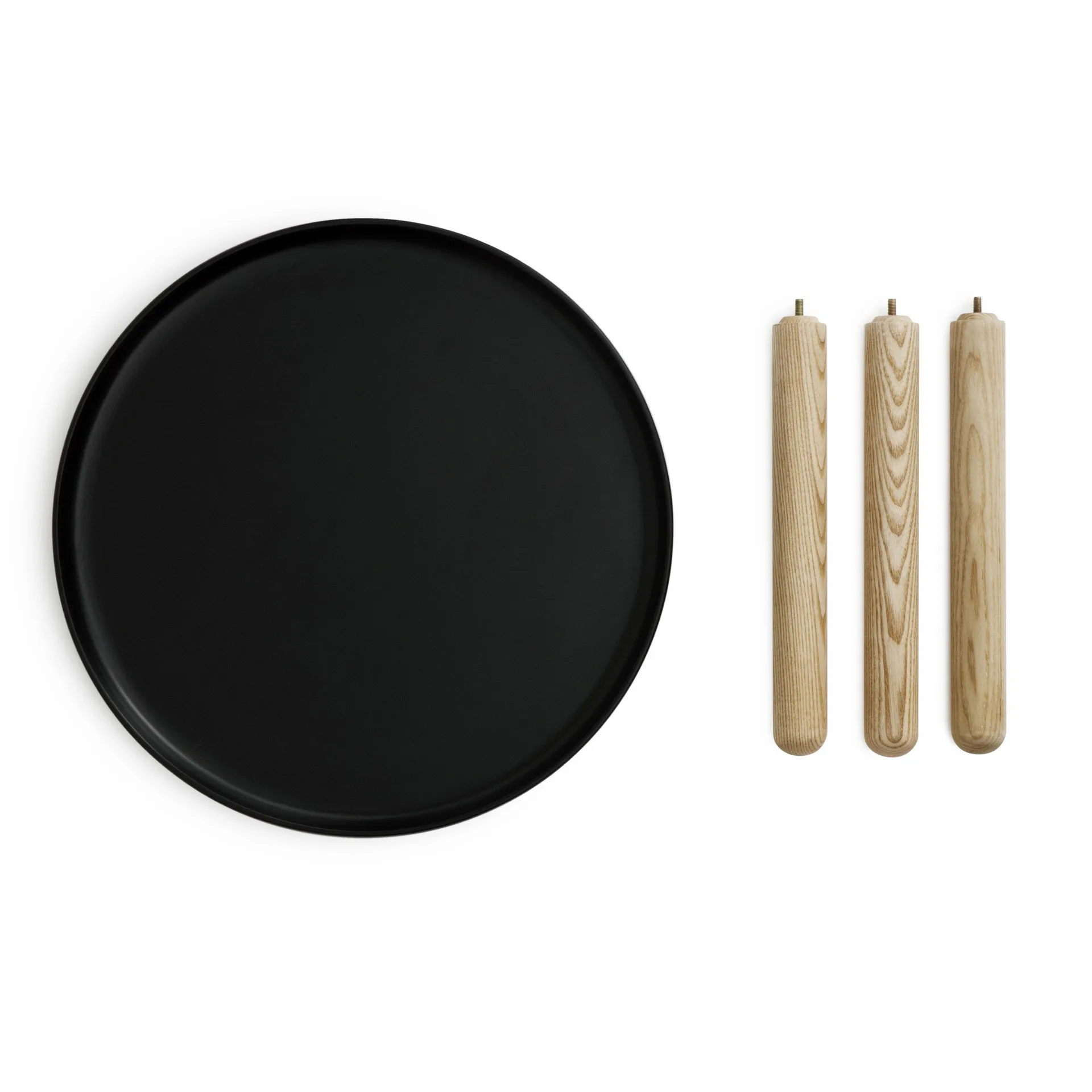 Normann tablo bord sort, ben i ask, stor Normann Copenhagen