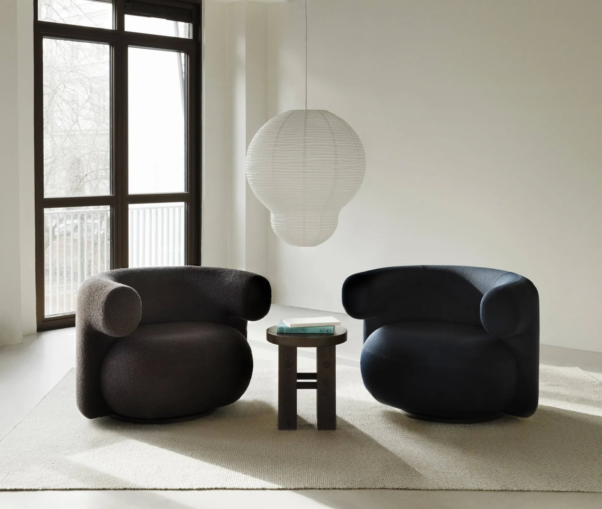 Puff Bulb lampe 60x75 cm, Hvid Normann Copenhagen