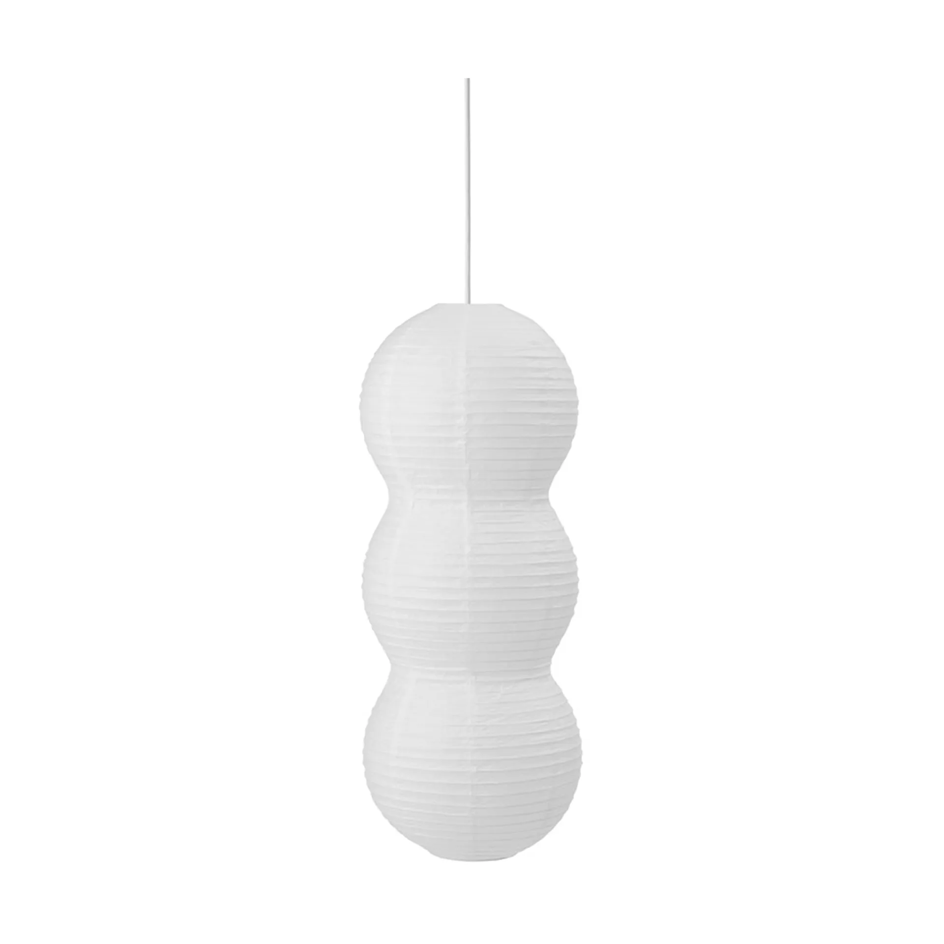 Puff Multitude lampeskærm 23x60 cm, Hvid Normann Copenhagen