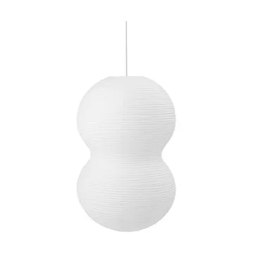 Puff Twist lampe 50x90 cm - Hvid - Normann Copenhagen