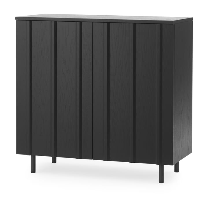 Rib skab 96x98,5 cm, Soft Black Normann Copenhagen