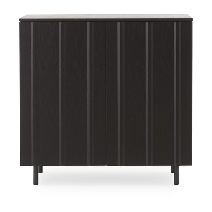 Rib skab 96x98,5 cm, Soft Black Normann Copenhagen