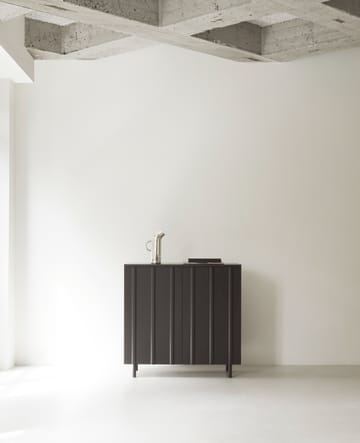 Rib skab 96x98,5 cm - Soft Black - Normann Copenhagen