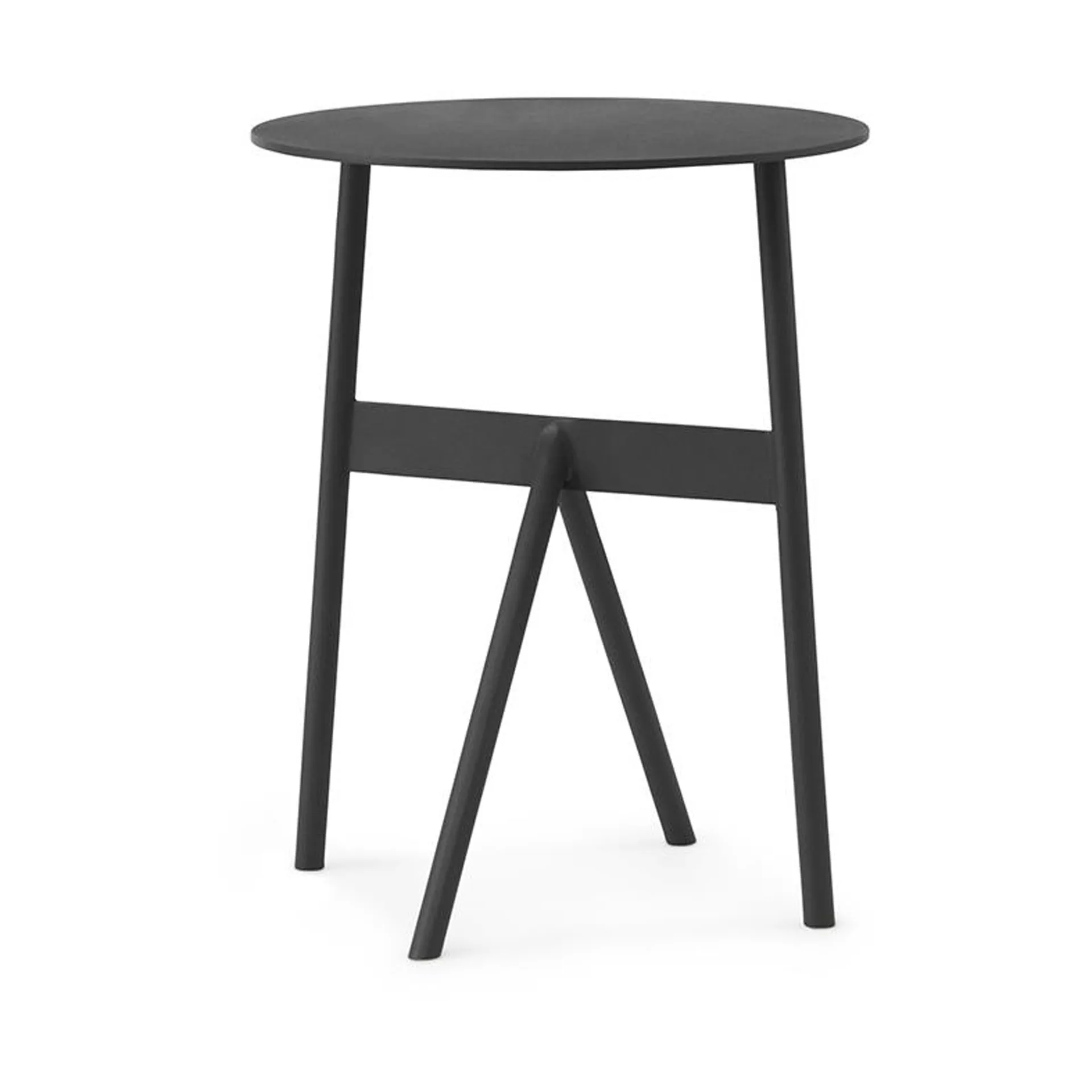 Stock Table sidebord Ø37 cm H:46 cm, Black Normann Copenhagen