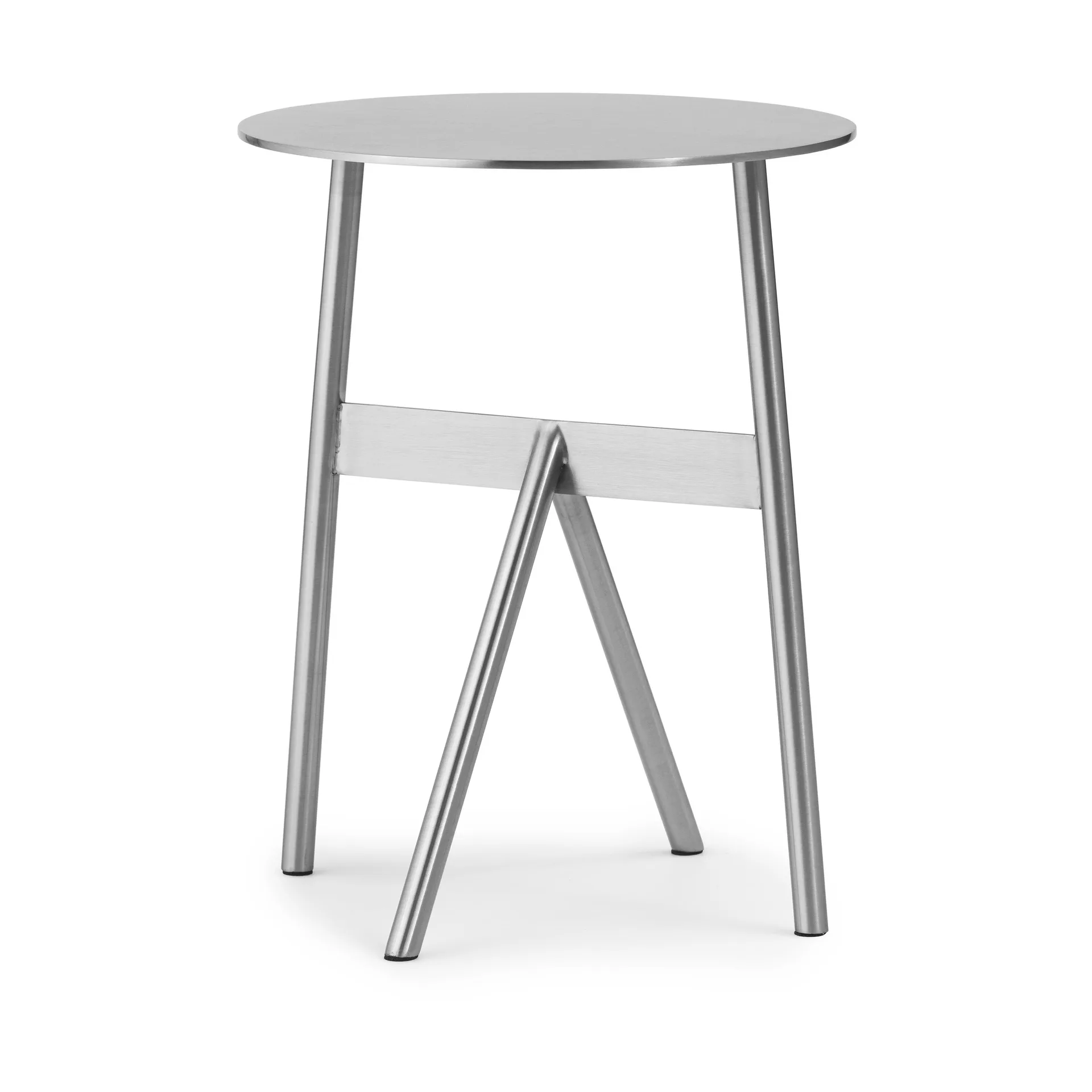 Stock Table sidebord Ø37 cm H:46 cm, Stainless Steel Normann Copenhagen