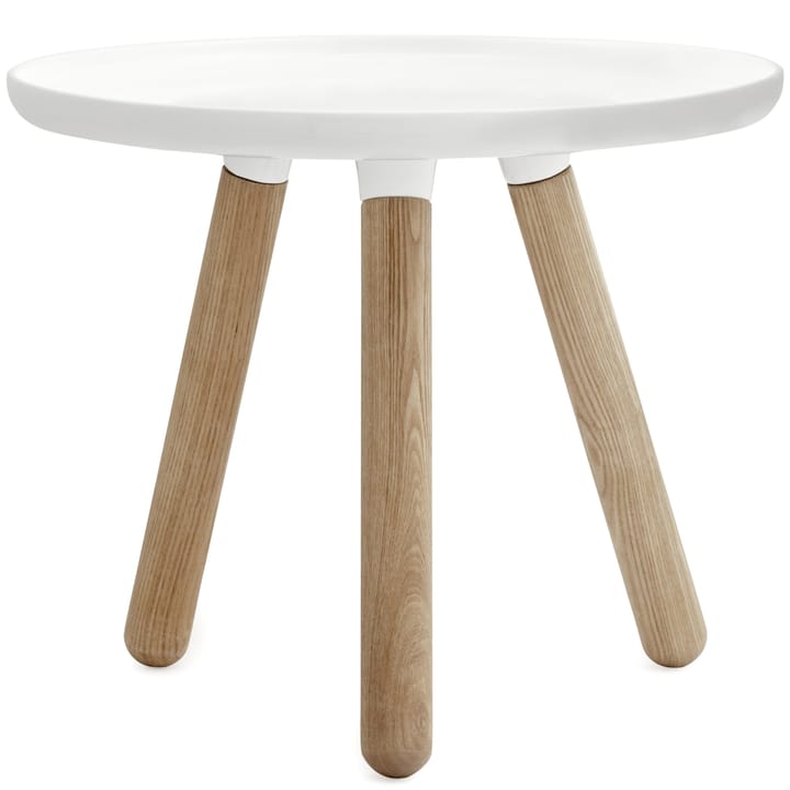 Tablo bord hvid, ben i ask - lille - Normann Copenhagen