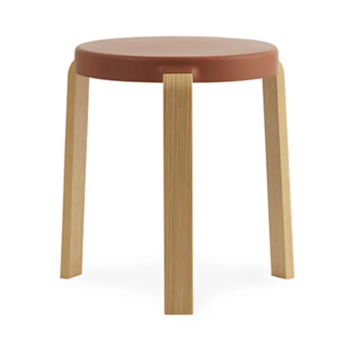 Tap taburet - caramel, ben i egetræ - Normann Copenhagen